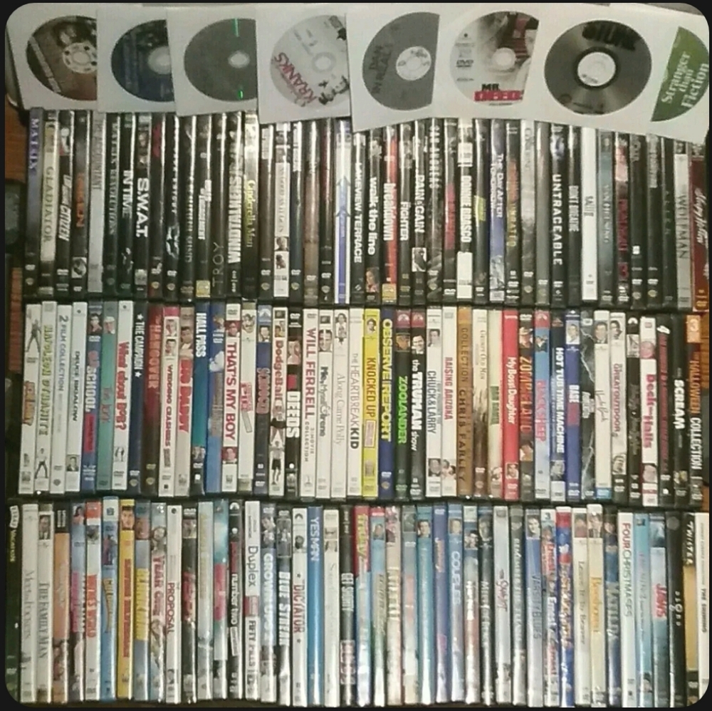 Over 160 Movies on DVD | Used DVD Collection | Mostly Tested Working DVD Lot